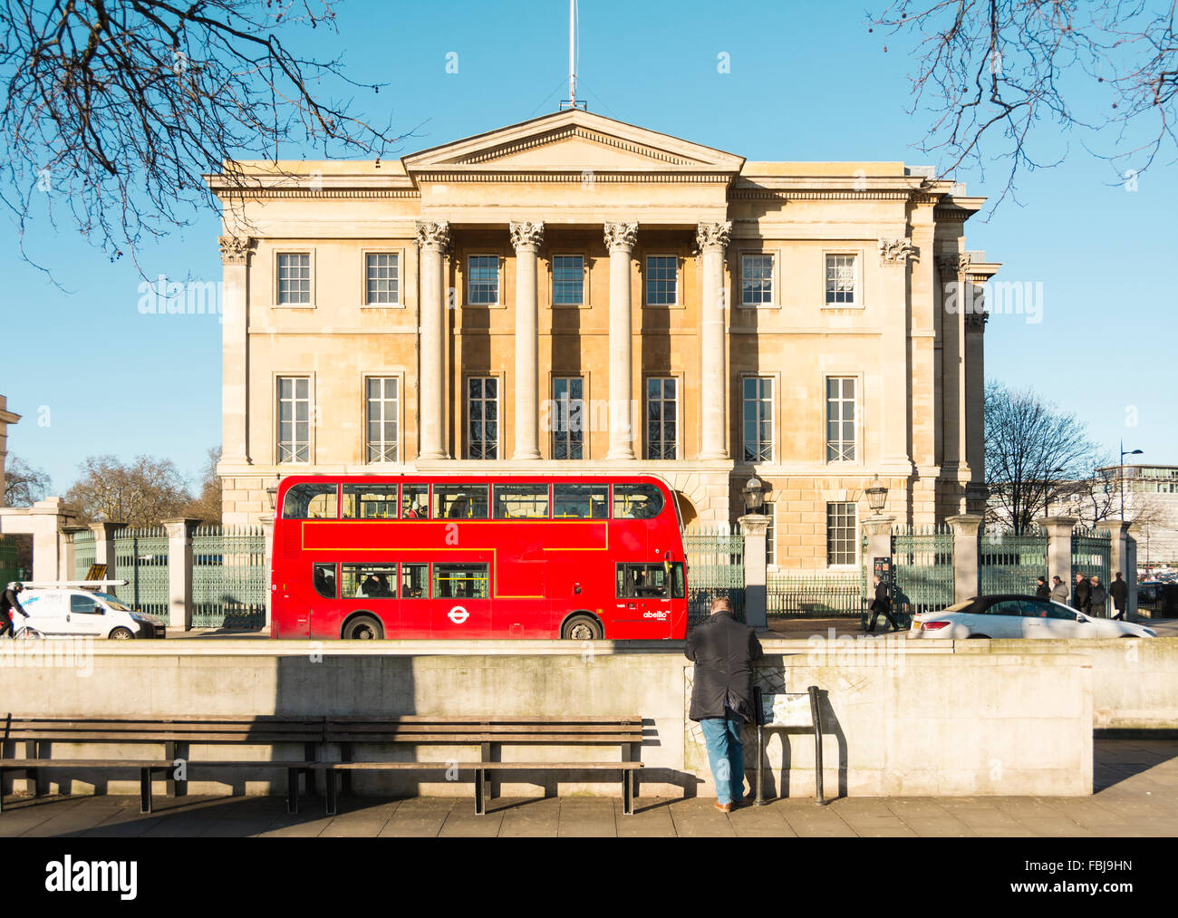 Apsley House, Ex casa del duca di Wellington, Hyde Park Corner, Londra, Regno Unito Foto Stock