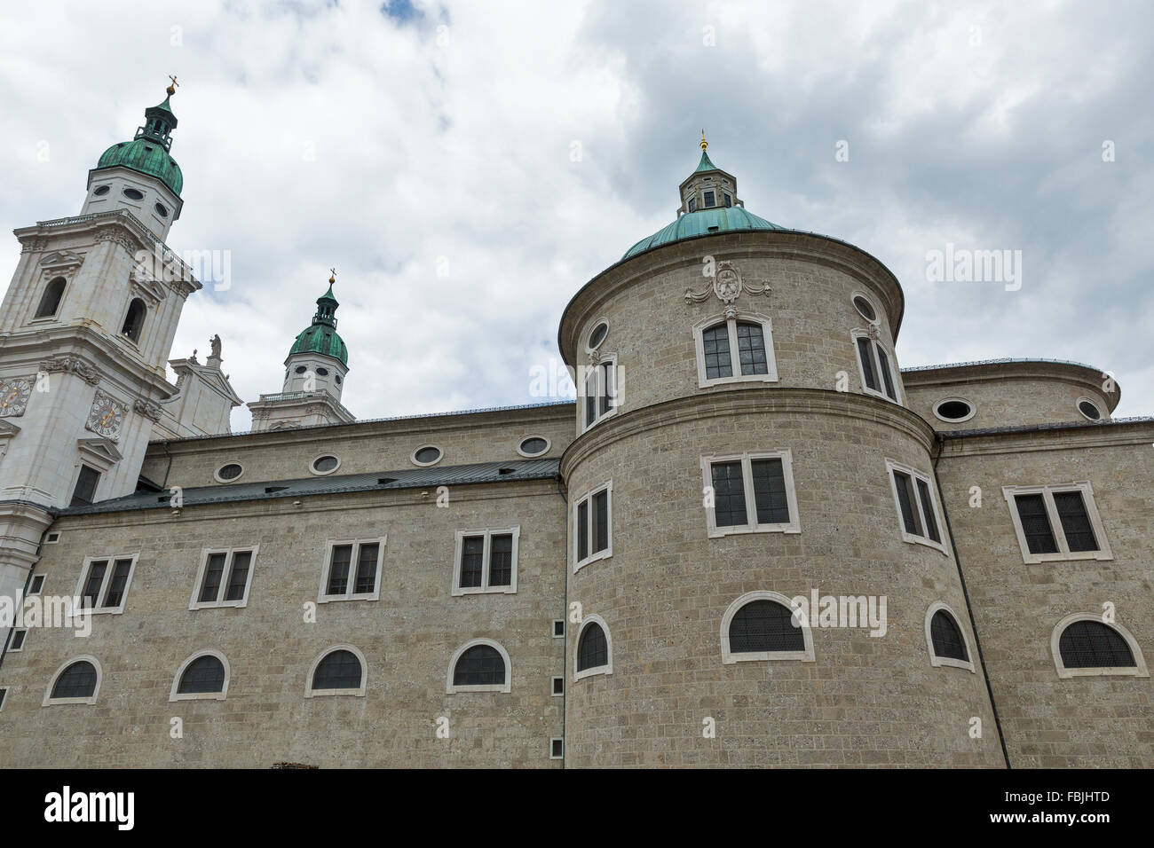 Famoso duomo di Salisburgo Salzburger (Dom), Land Salisburgo, Austria Foto Stock