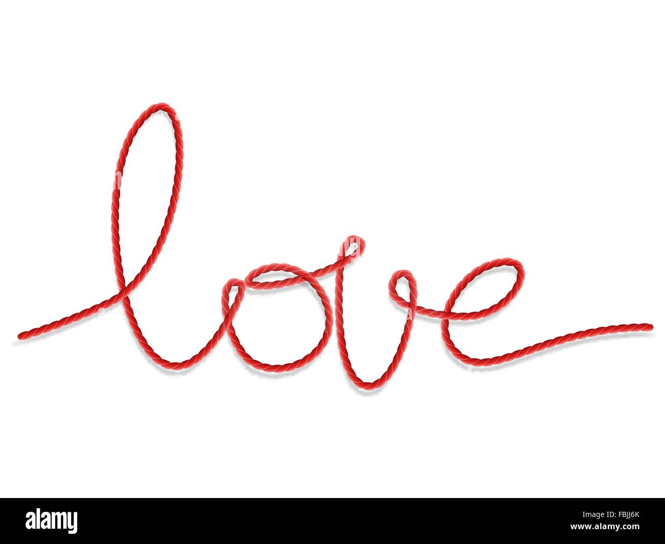 Parola di forma - l'amore. EPS 10 Illustrazione Vettoriale