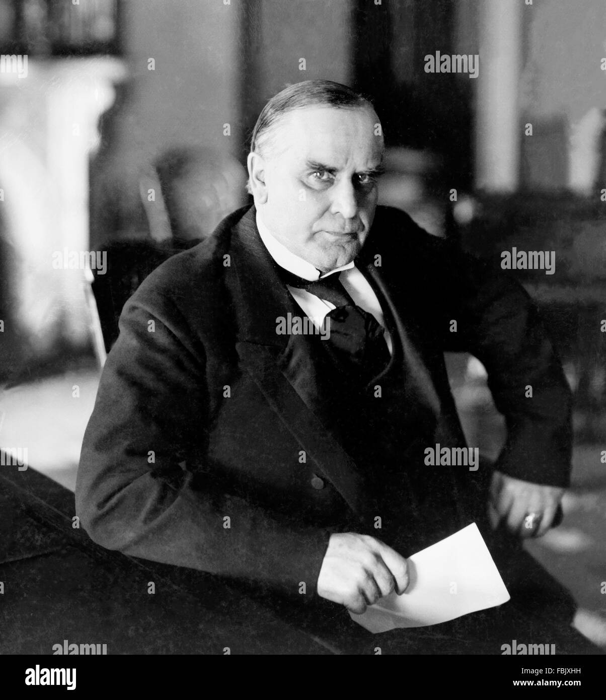 William McKinley, ritratto del XXV del Presidente USA , c.1898 Foto Stock