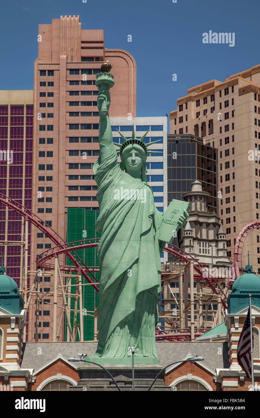 New York New York casinò e hotel di Las Vegas Foto Stock