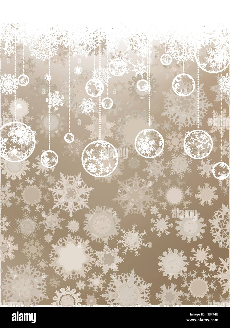 Luce astratta di bronzo di Natale. EPS 8 Illustrazione Vettoriale