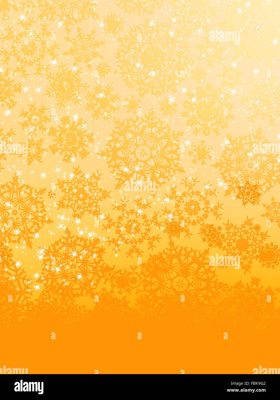 Abstract vettore arancione durante l'inverno. EPS 8 Illustrazione Vettoriale