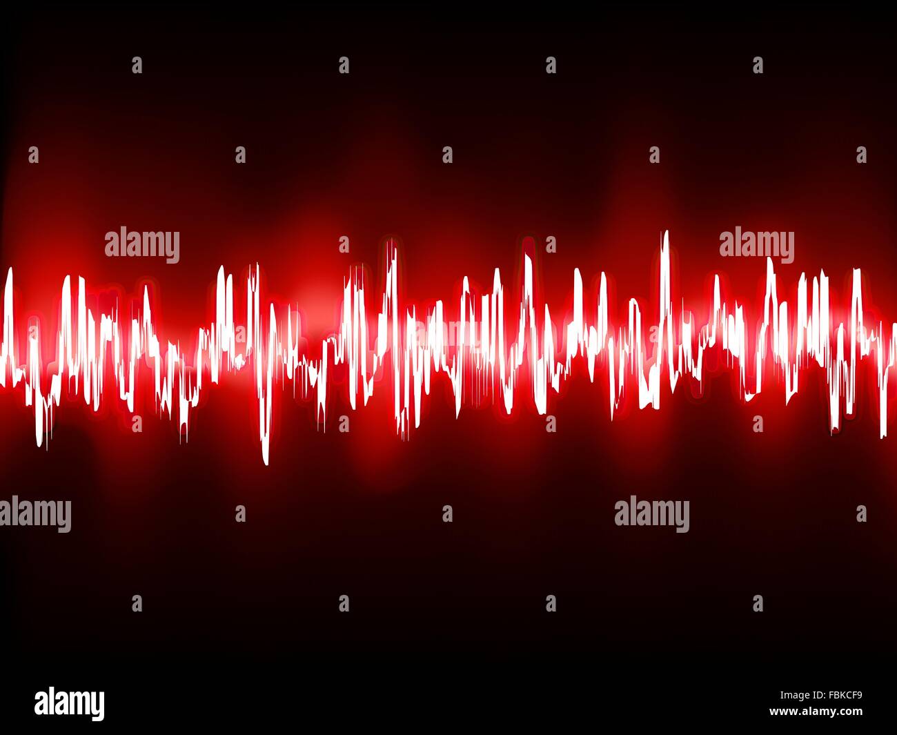 Elettronico suono sinusoidale o onde audio. EPS 10 Illustrazione Vettoriale