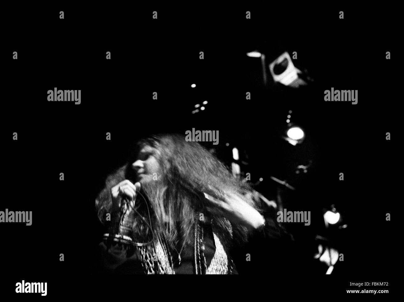 Janis Joplin - 1969 - Francia / Ile-de-France (Regione) / Parigi - Janis Joplin, Concerto presso l'Olympia, 1969 - Philippe Gras / Le Pictorium Foto Stock