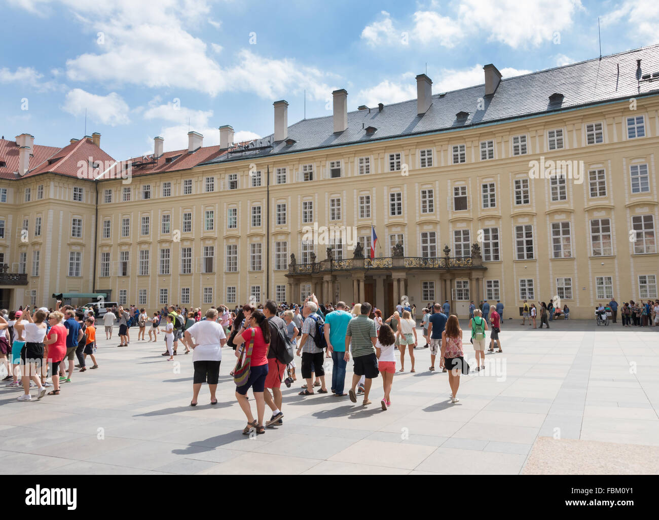 Praga, 5 agosto: Interno della cattedrale dei Santi Vito, un palazzo gotico Cattedrale cattolica romana fondata nel 1344 il 5 agosto, 2015 Foto Stock