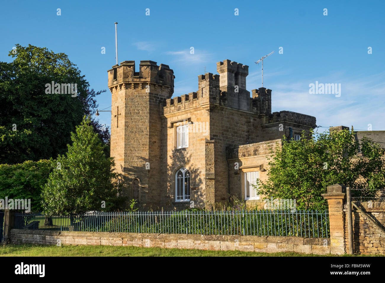 Mini castle house Foto Stock