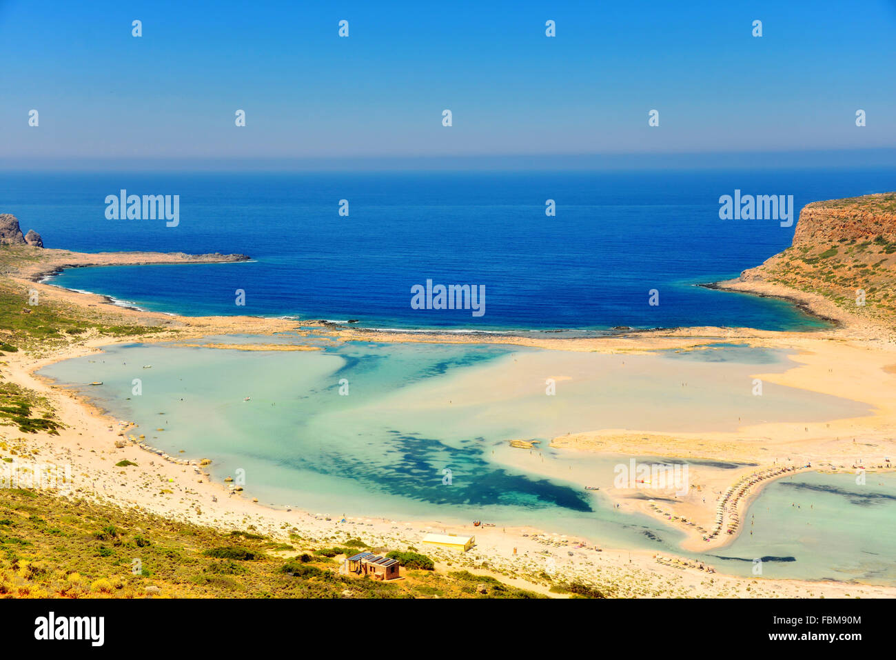 Balos beach, Gramvousa, Creta, Grecia Foto Stock