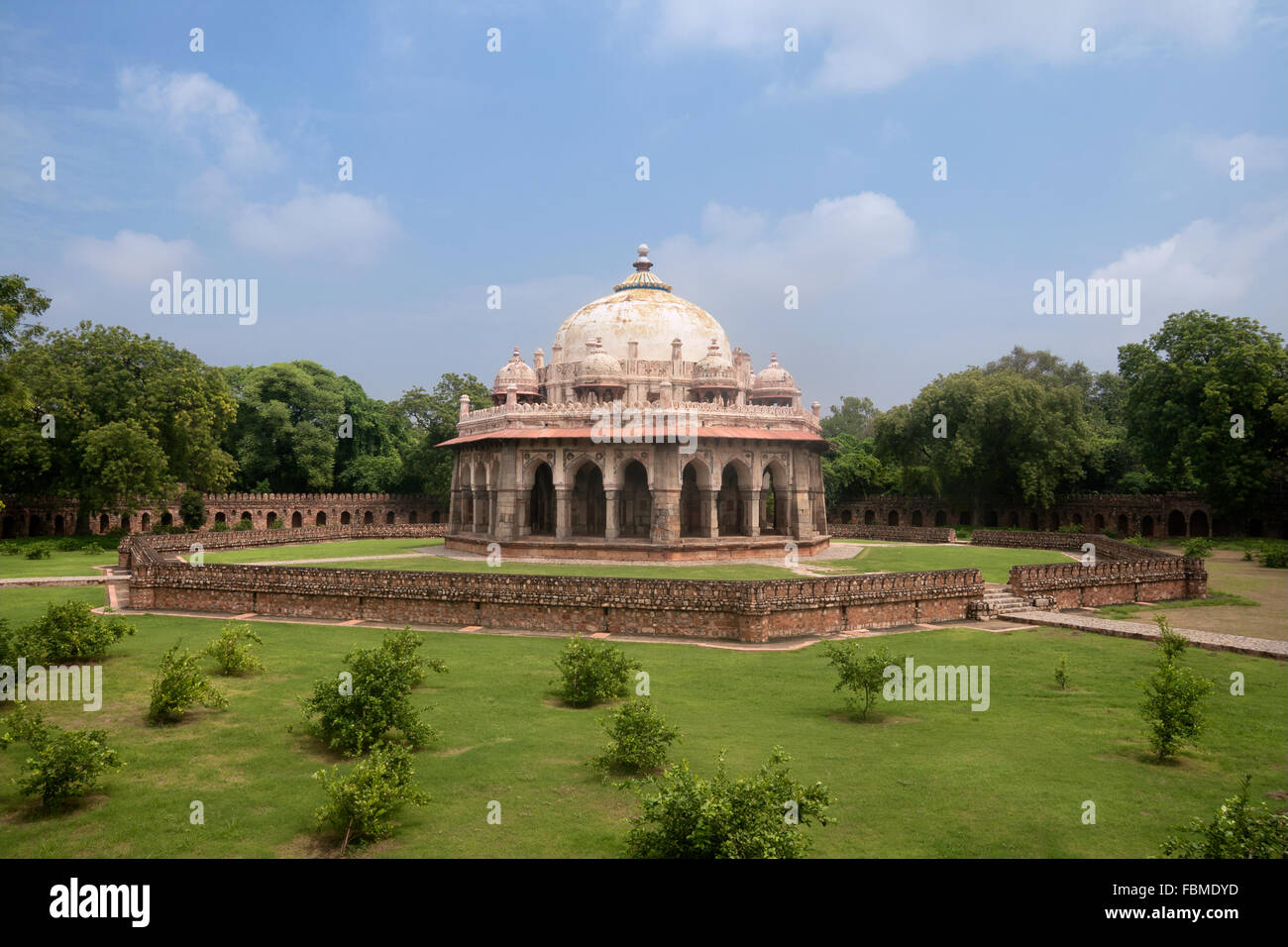 Isa Khan tomba enclosure, la tomba di Humayun complessa, Nuova Delhi. India. Foto Stock
