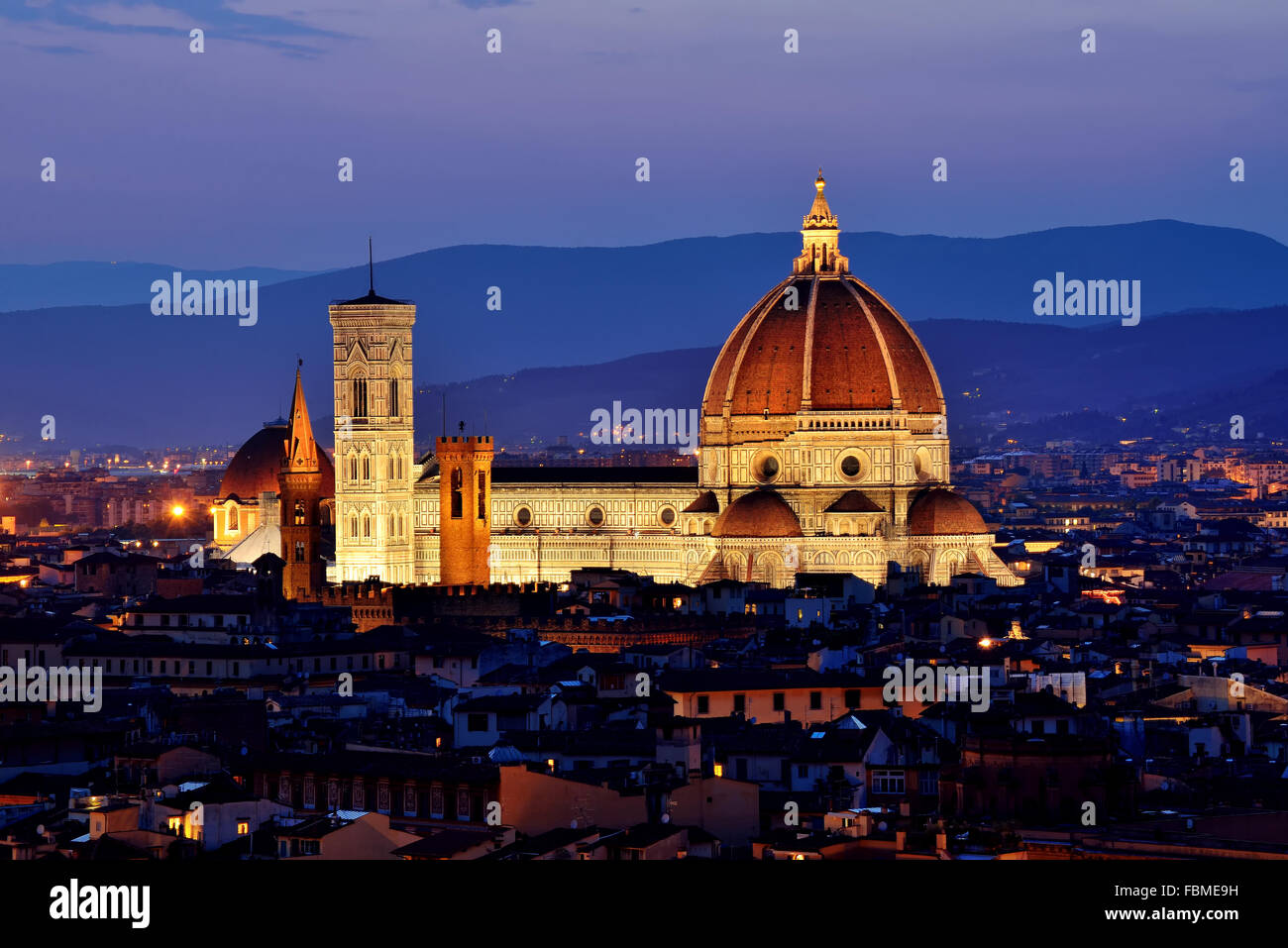 Il Duomo di Firenze, Firenze, Toscana, Italia Foto Stock