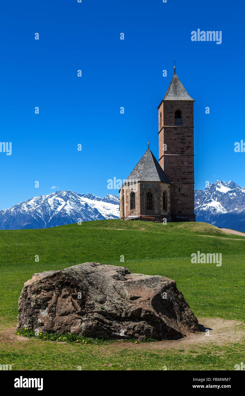 Chiesa di Santa Caterina, Avelengo, Alto Adige, Trentino Alto Adige, Italia Foto Stock