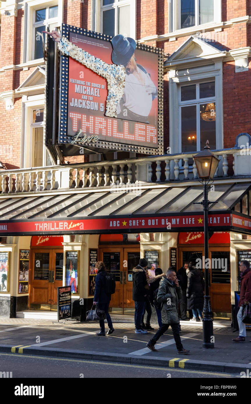 Il Teatro Lirico a West End su Shaftesbury Avenue, Londra England Regno Unito Regno Unito Foto Stock