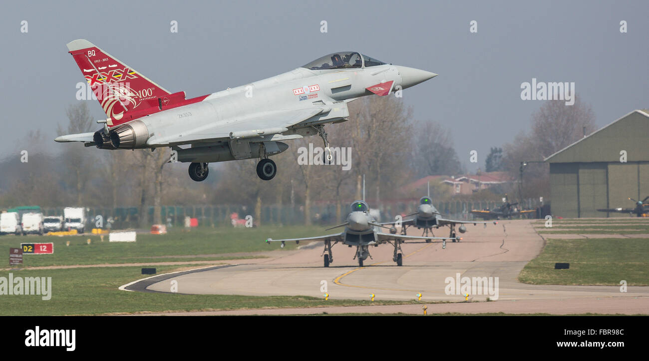 Royal Air Force Typhoon Foto Stock