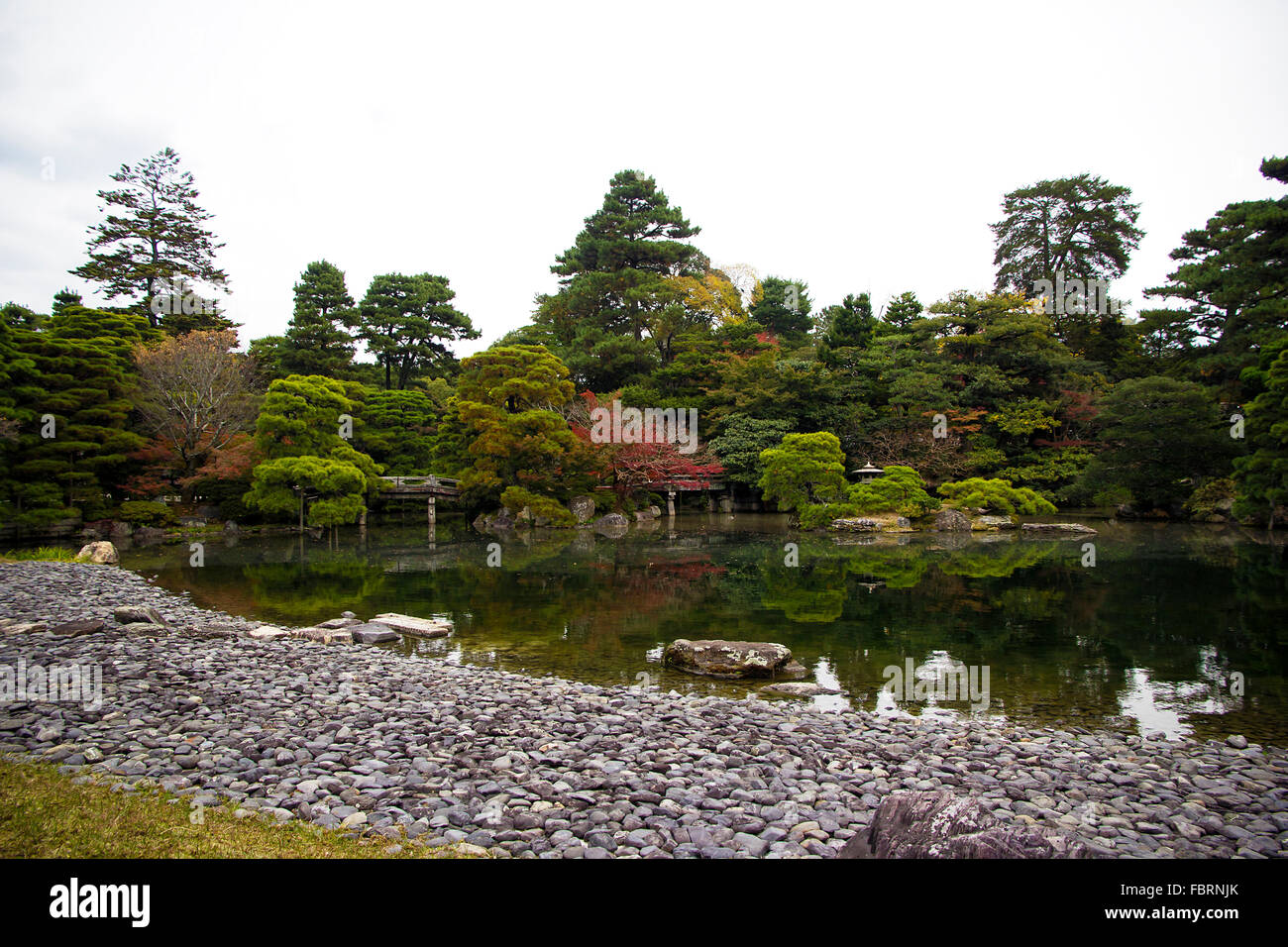 Il Palazzo Imperiale di Kyoto, Kyoto, Giappone Foto Stock
