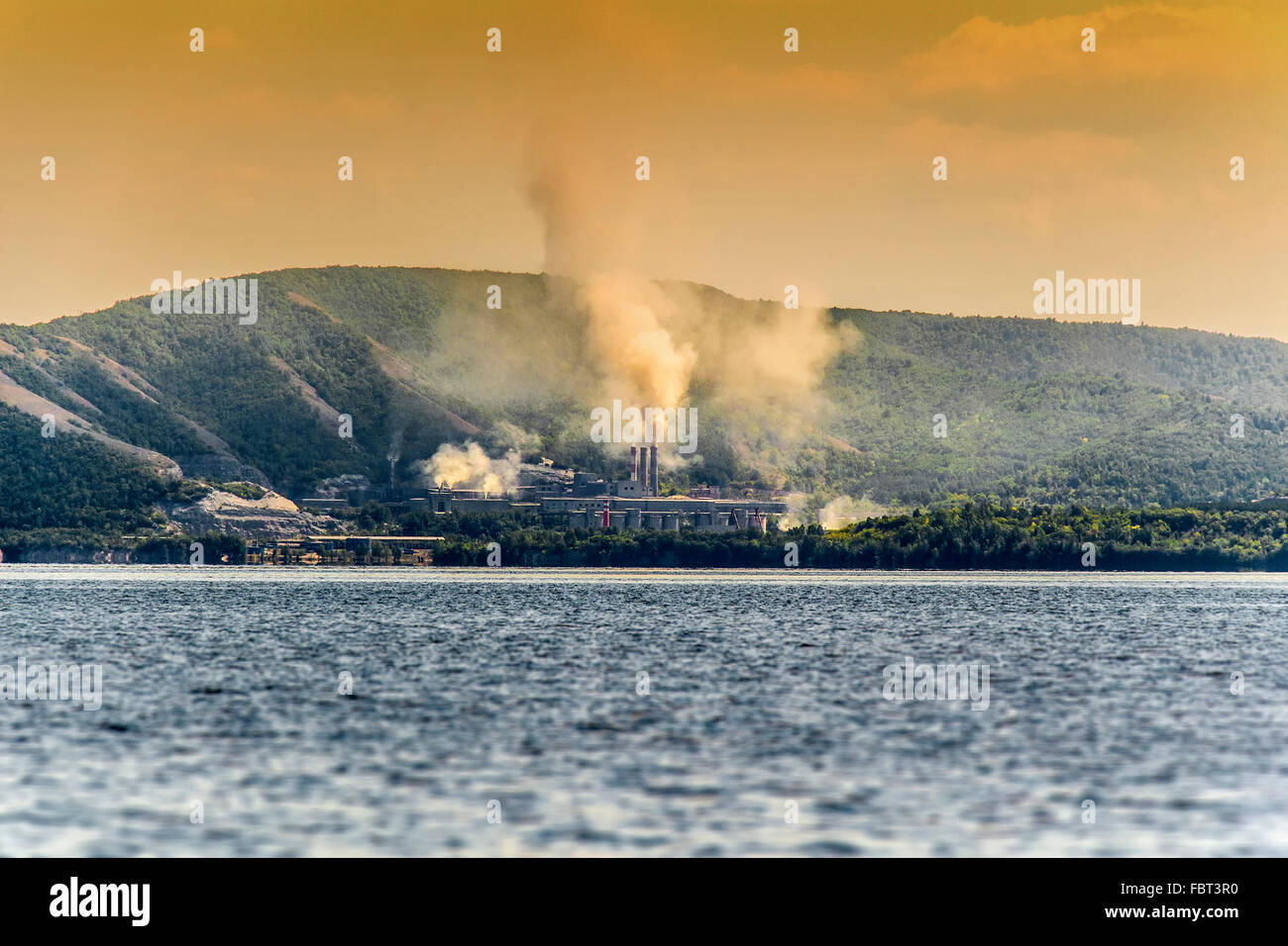 Inquinamento ambientale Foto Stock