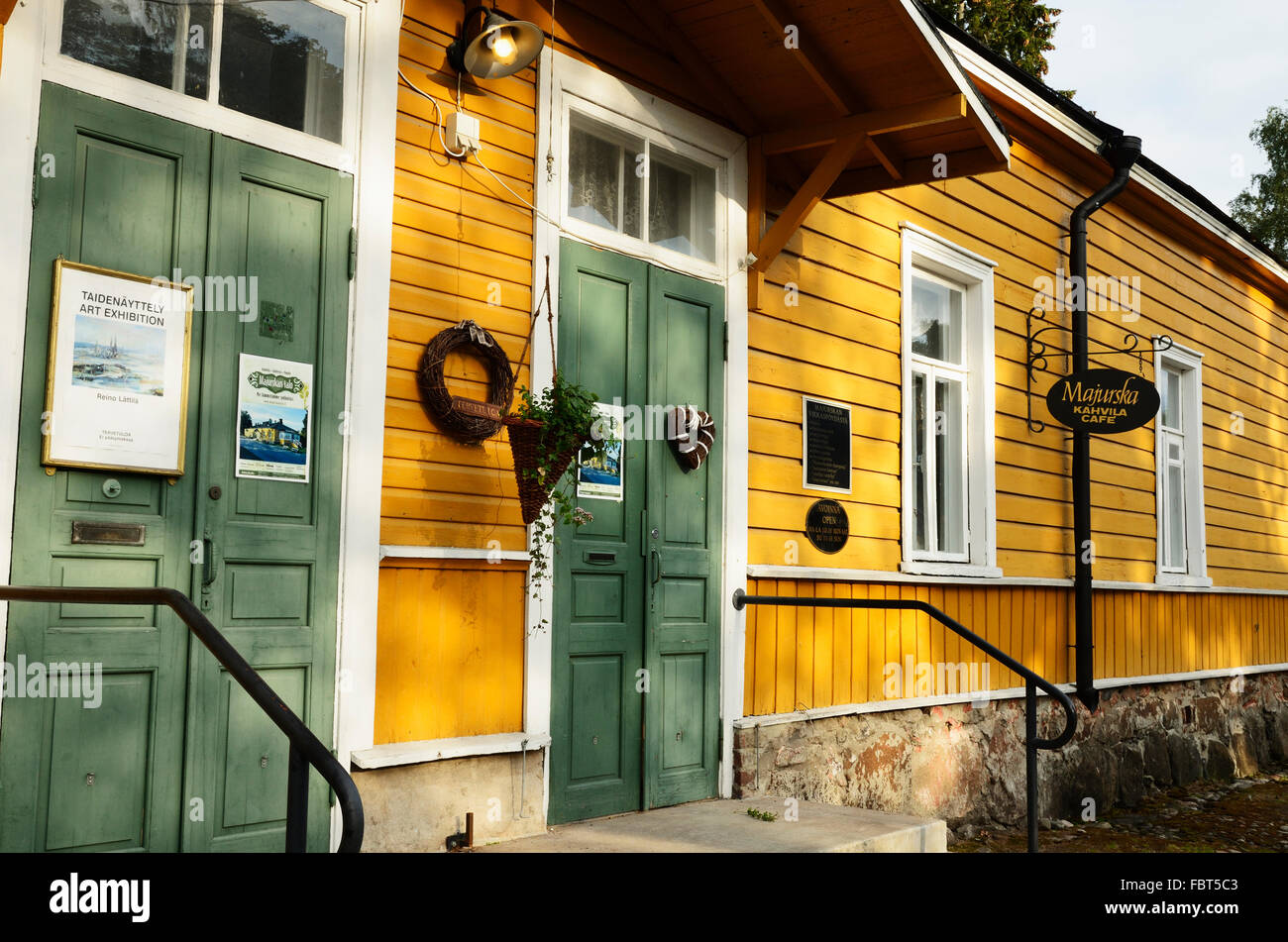 La fortezza di Lappeenranta. Il vecchio edificio in legno. Lappeenranta. Della Karelia del Sud. La Finlandia. Europa Foto Stock