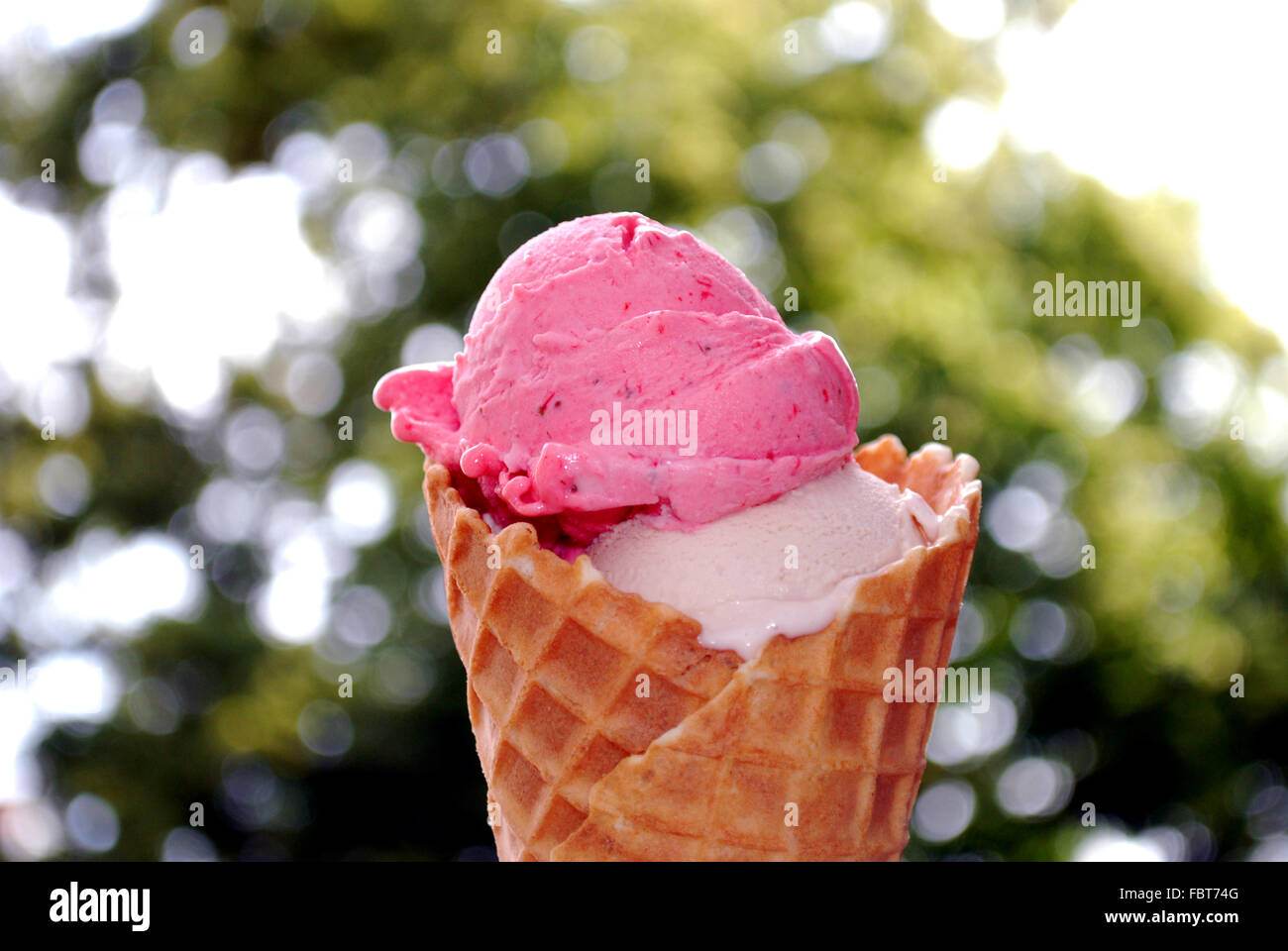Cono gelato Foto Stock