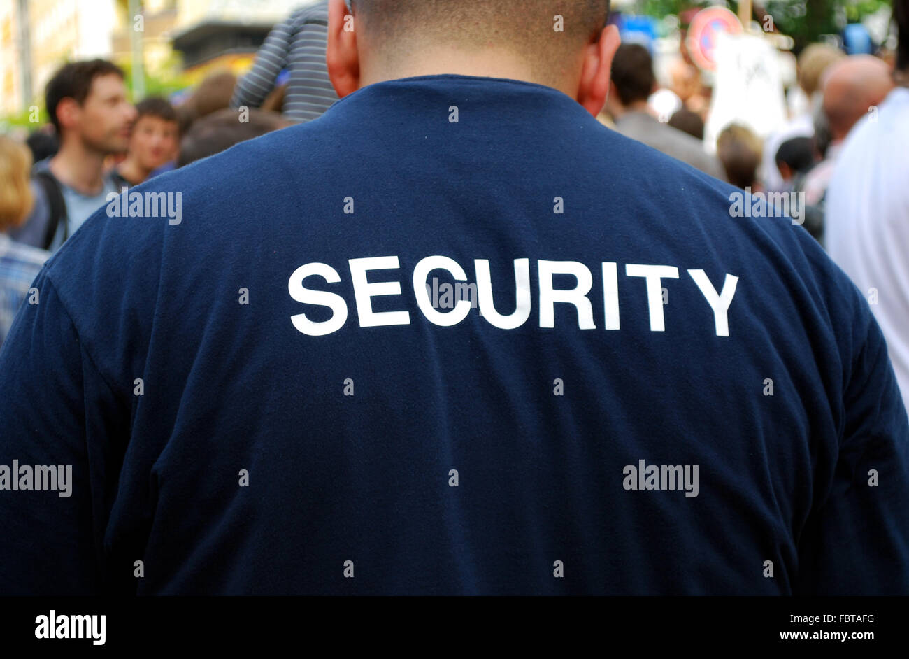 Guardia di sicurezza Foto Stock