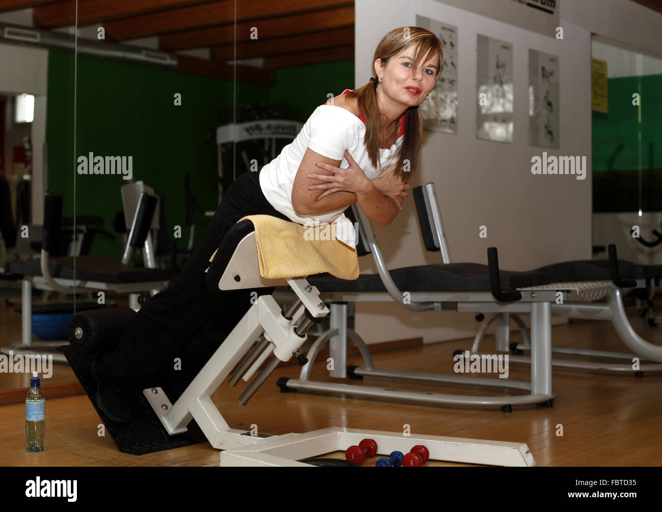 Fitnesstraining Foto Stock