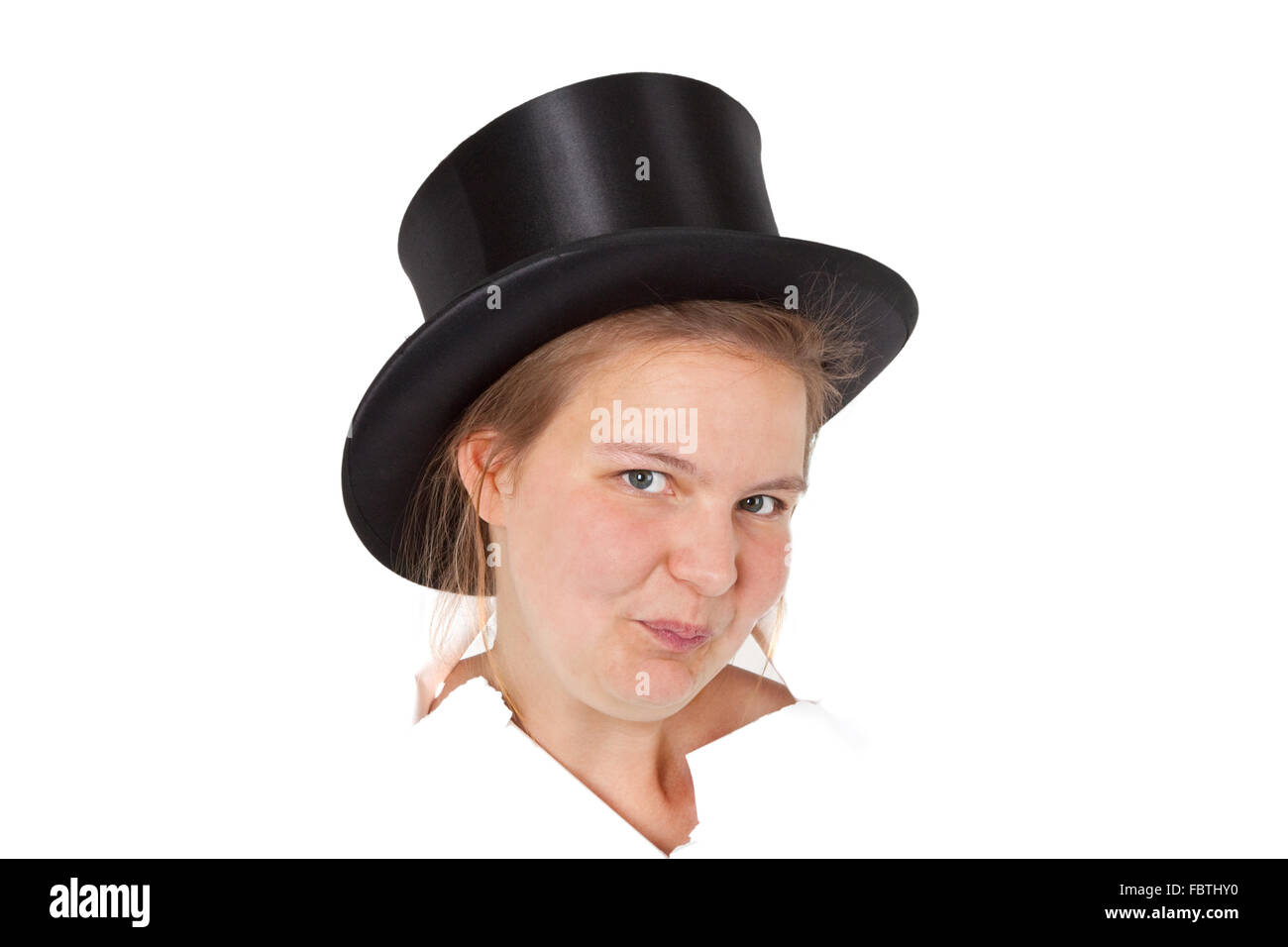 Cappello di Stovepipe Foto Stock