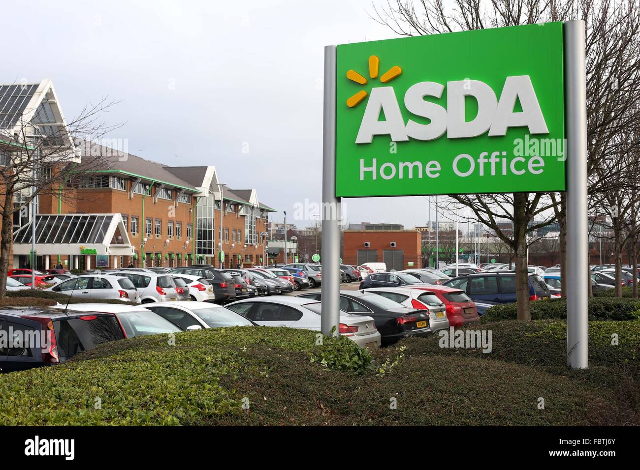 Asda capo ufficio nel centro cittadino di Leeds, West Yorkshire Regno Unito. Asda ha sede, ASDA House, è basato nel centro di Leeds, dal Foto Stock