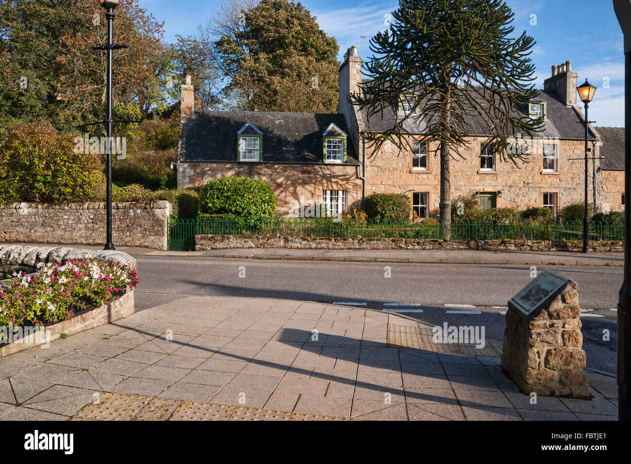 Dornoch Square, Sutherland, Highlands, Scotland, Regno Unito Foto Stock