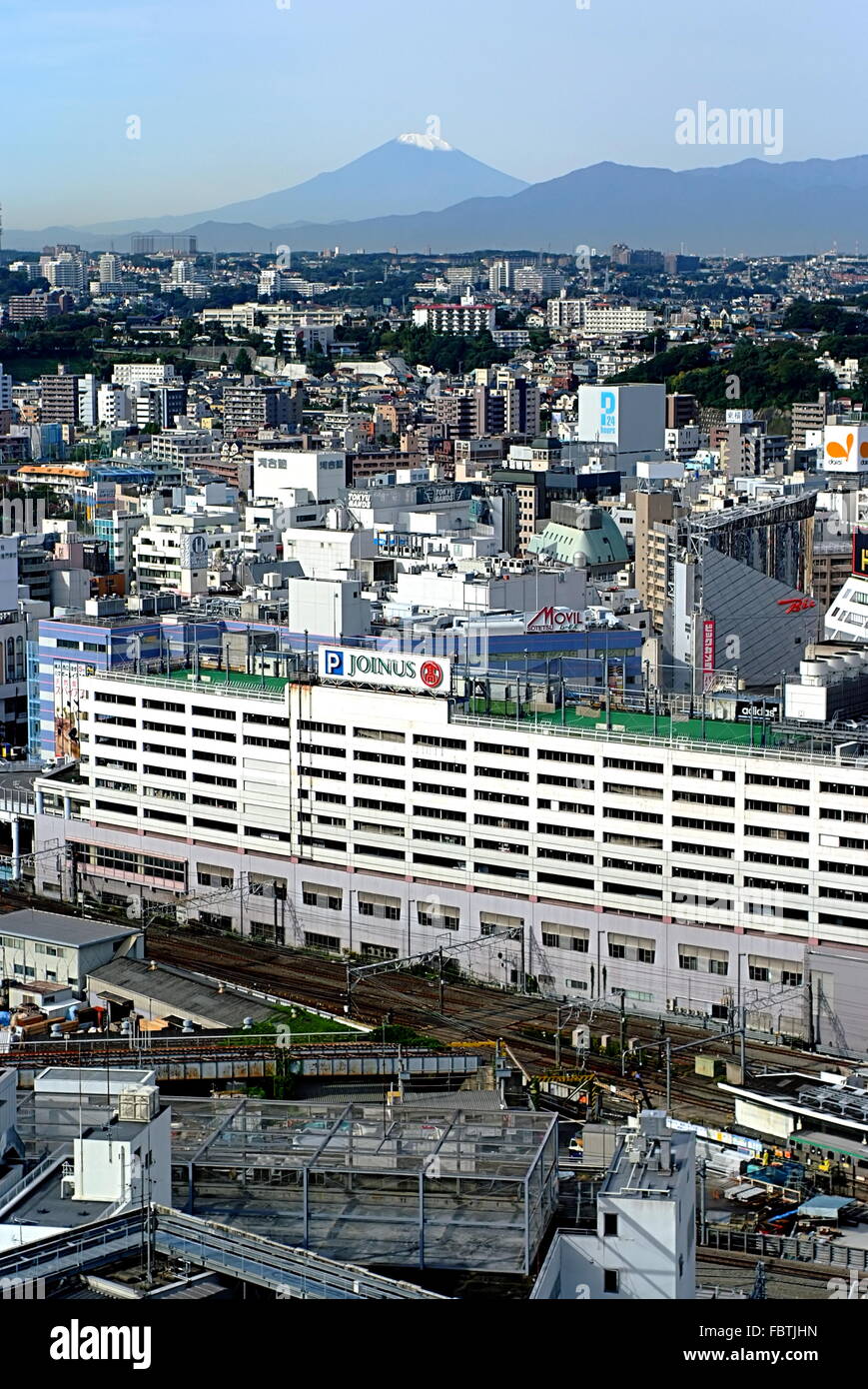 Vista di Yokohama Foto Stock