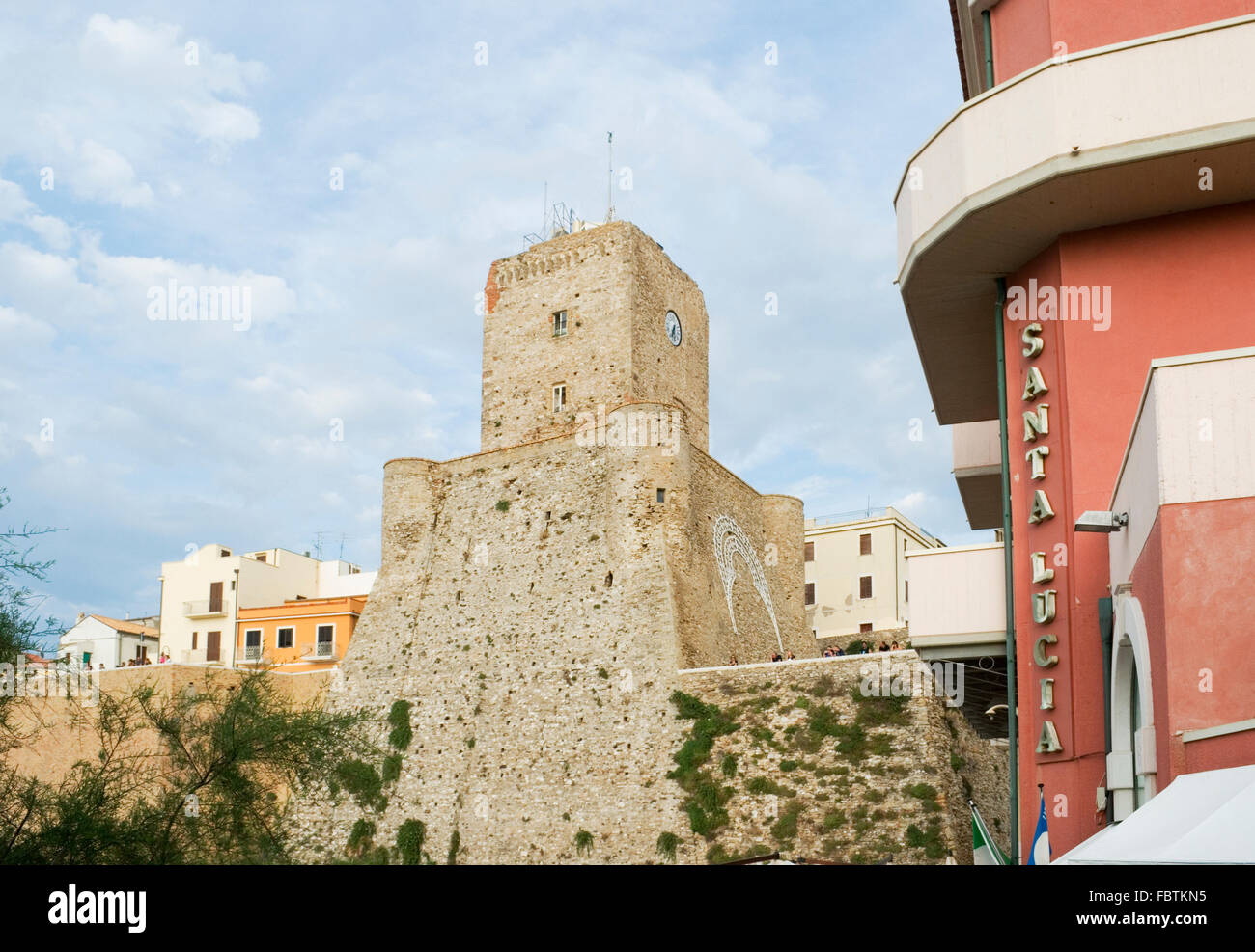 Svevian castle, Termoli, Regione Molise, Italia Foto Stock
