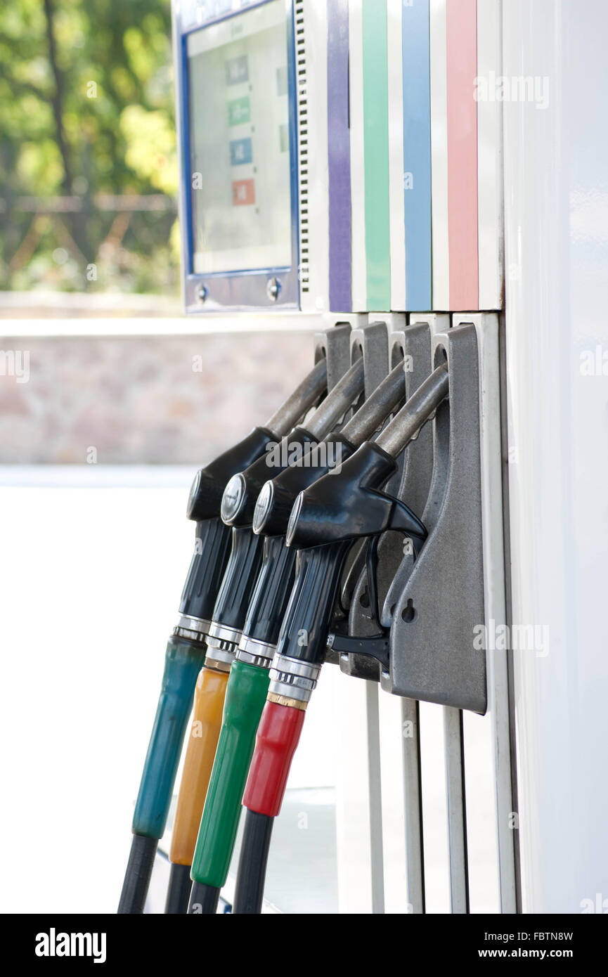 Pompa del carburante, Foto Stock
