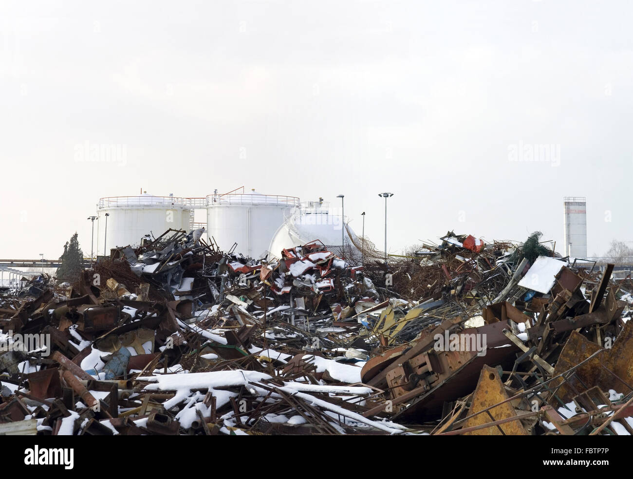 Cantiere di demolizione Foto Stock