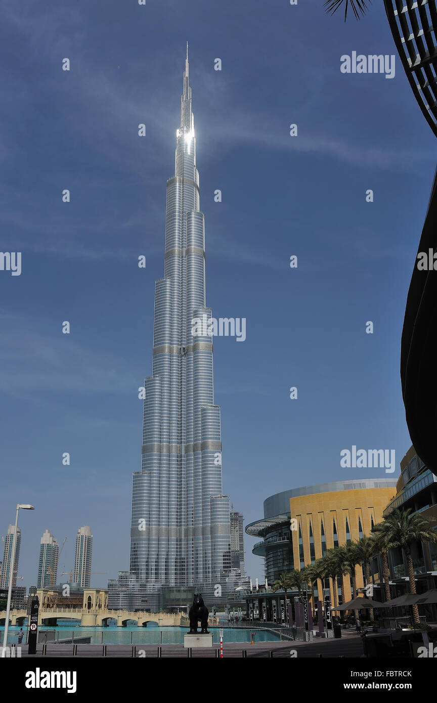 Burj khalifa Foto Stock
