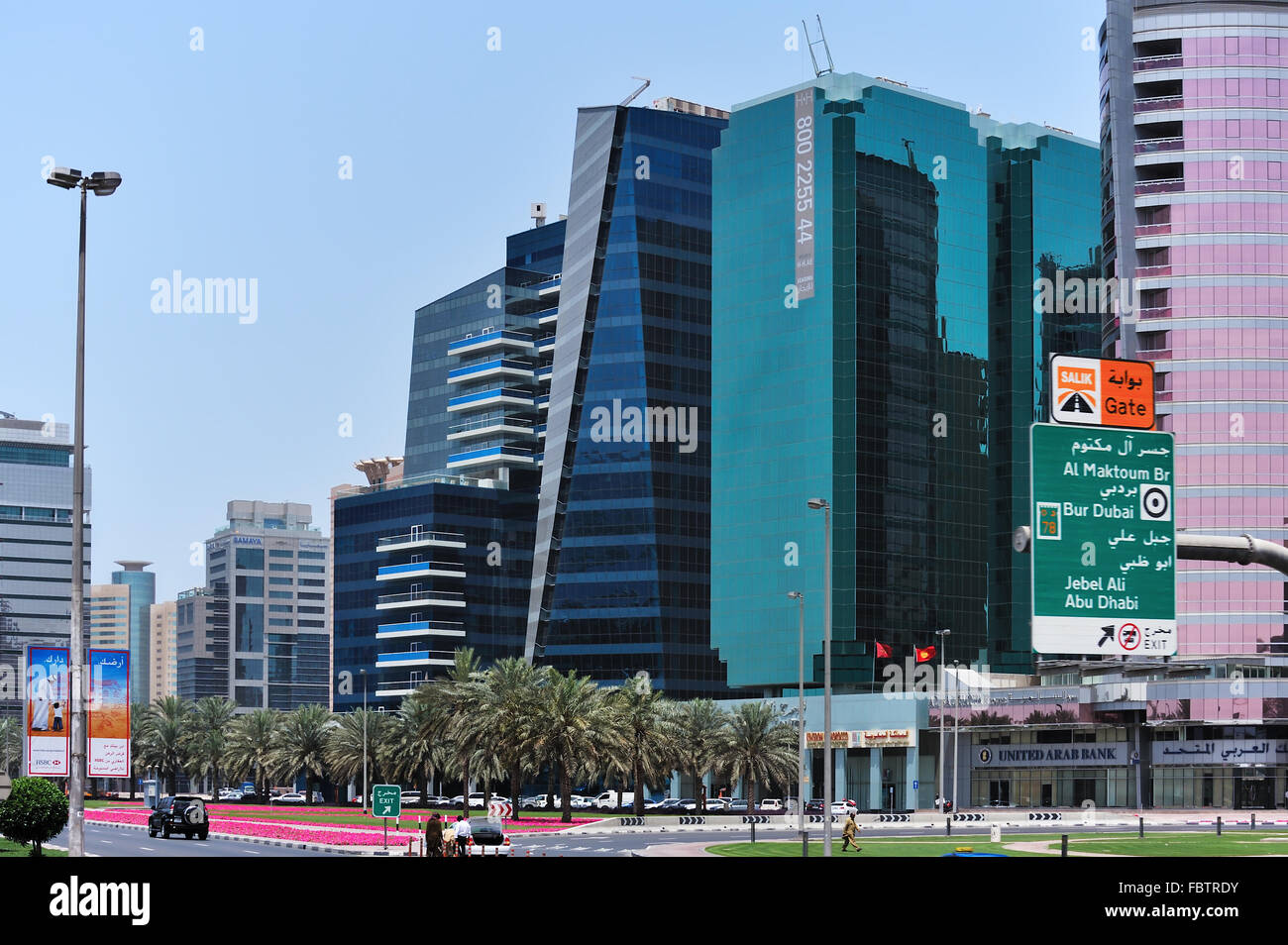 Città di Dubai Foto Stock