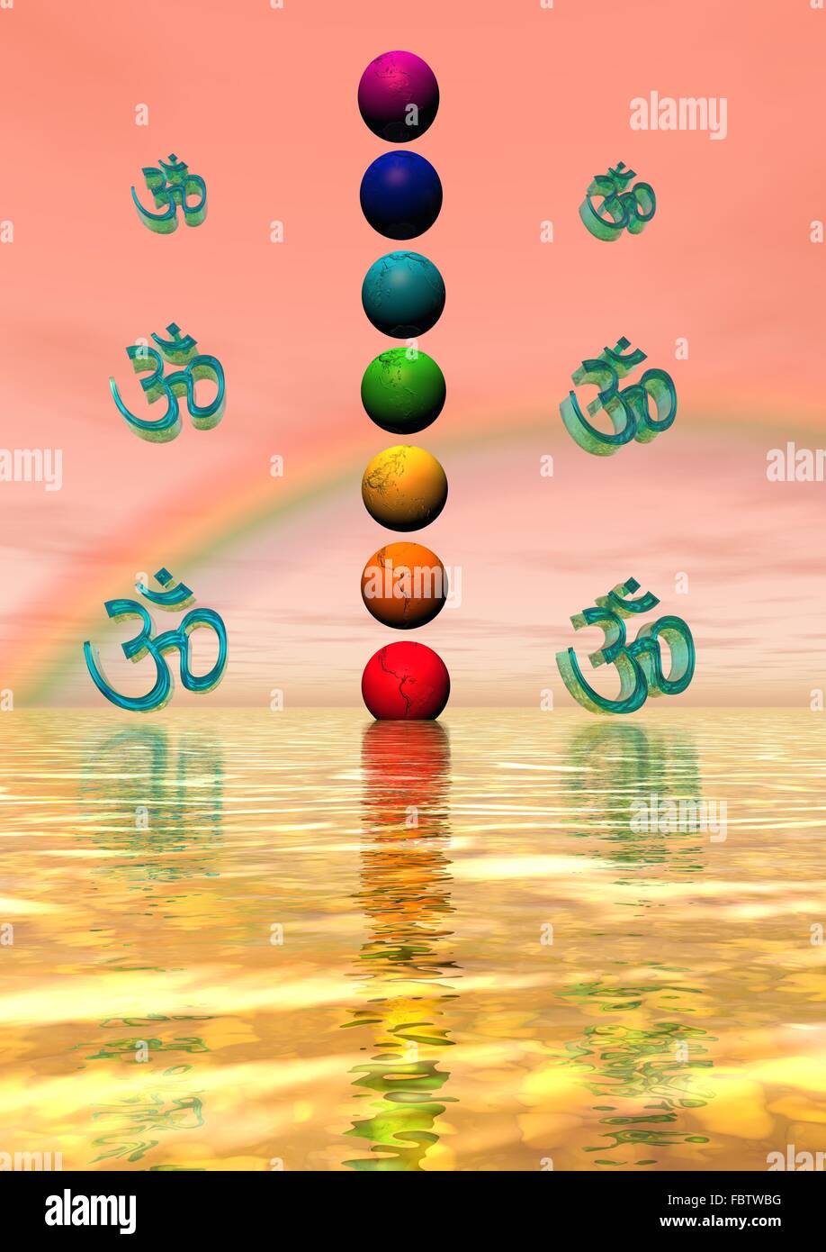 Chakra Foto Stock