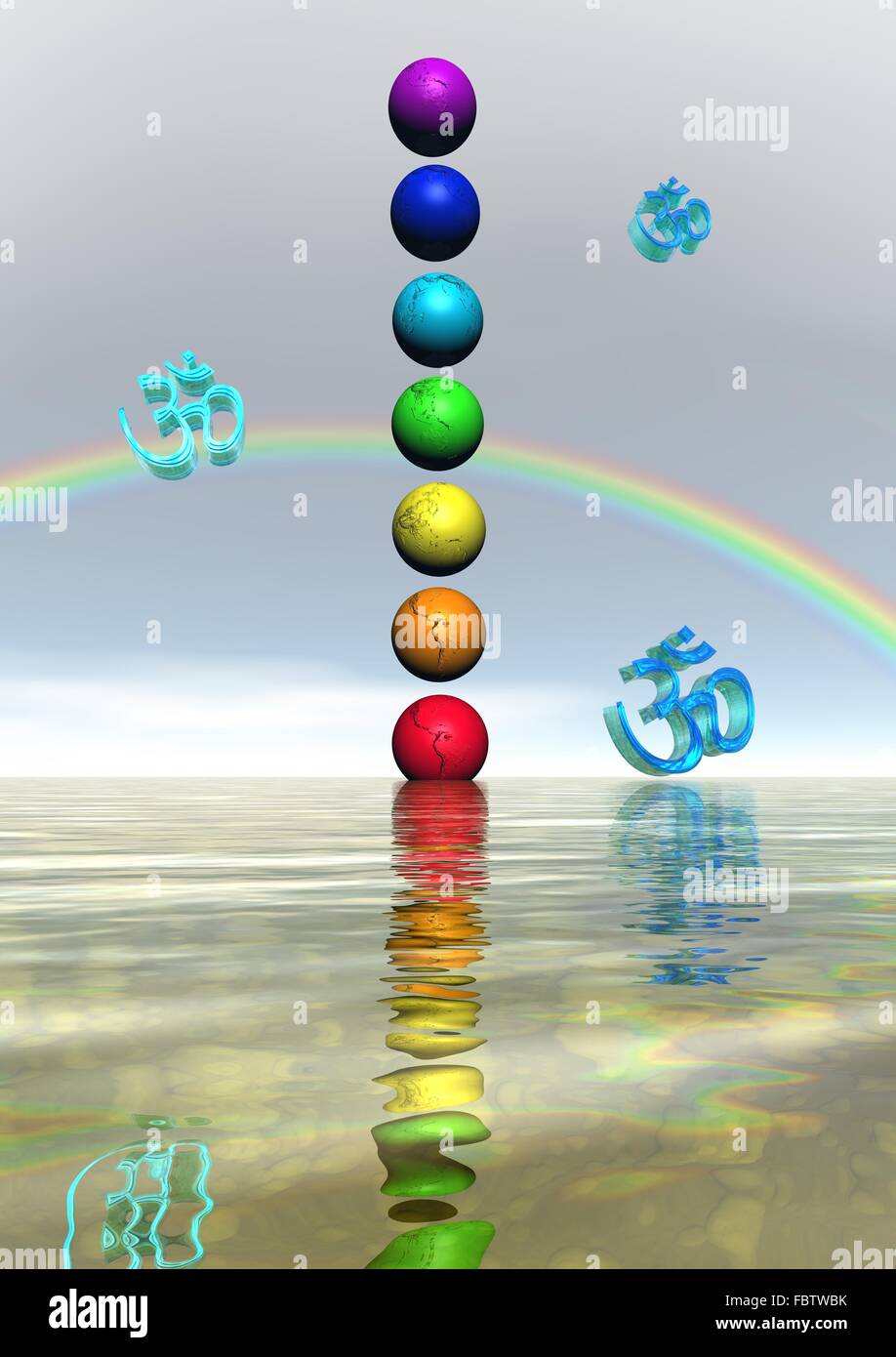 Chakra Foto Stock