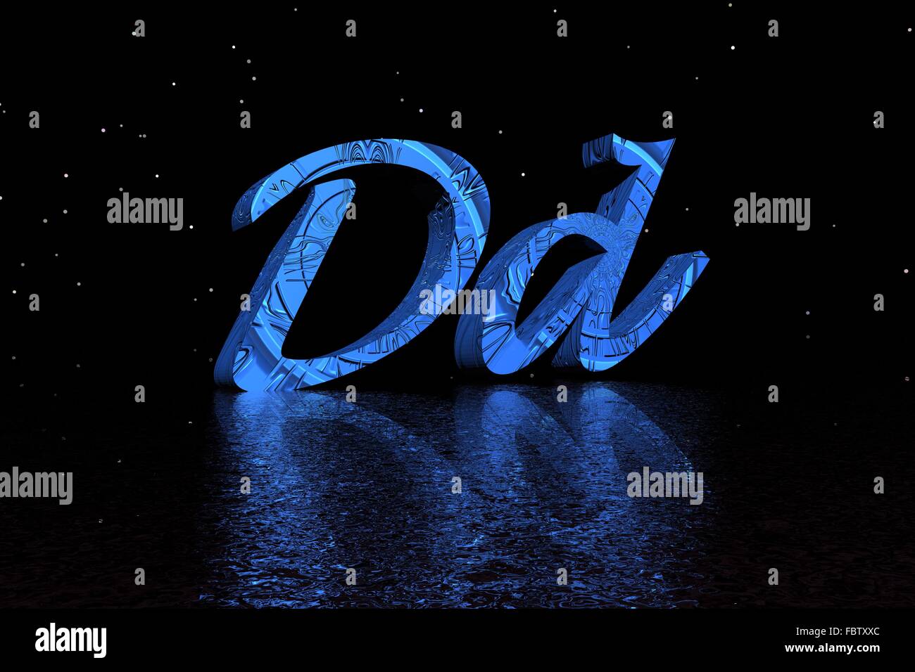 lettera d Foto Stock