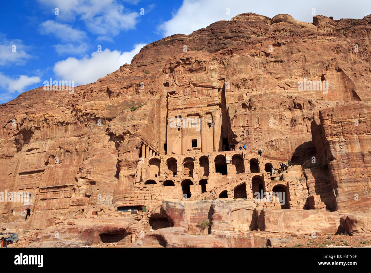 Urna tomba in Petra, Giordania Foto Stock