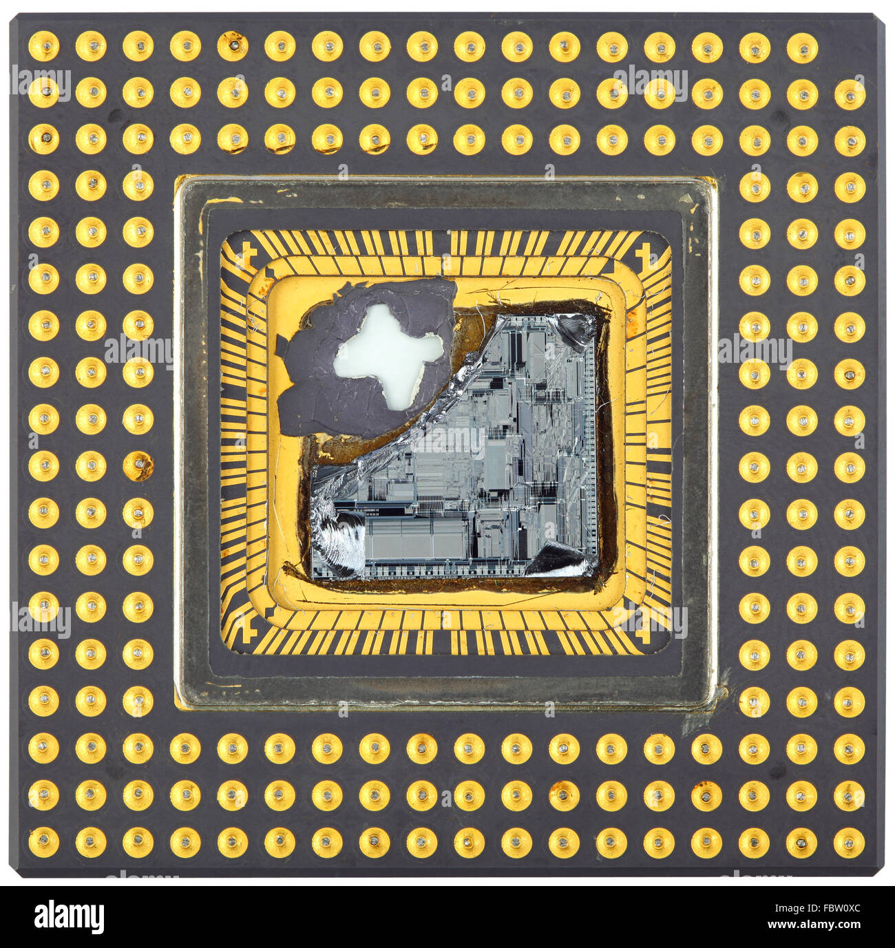 Rotture di unità centrale di elaborazione Foto Stock