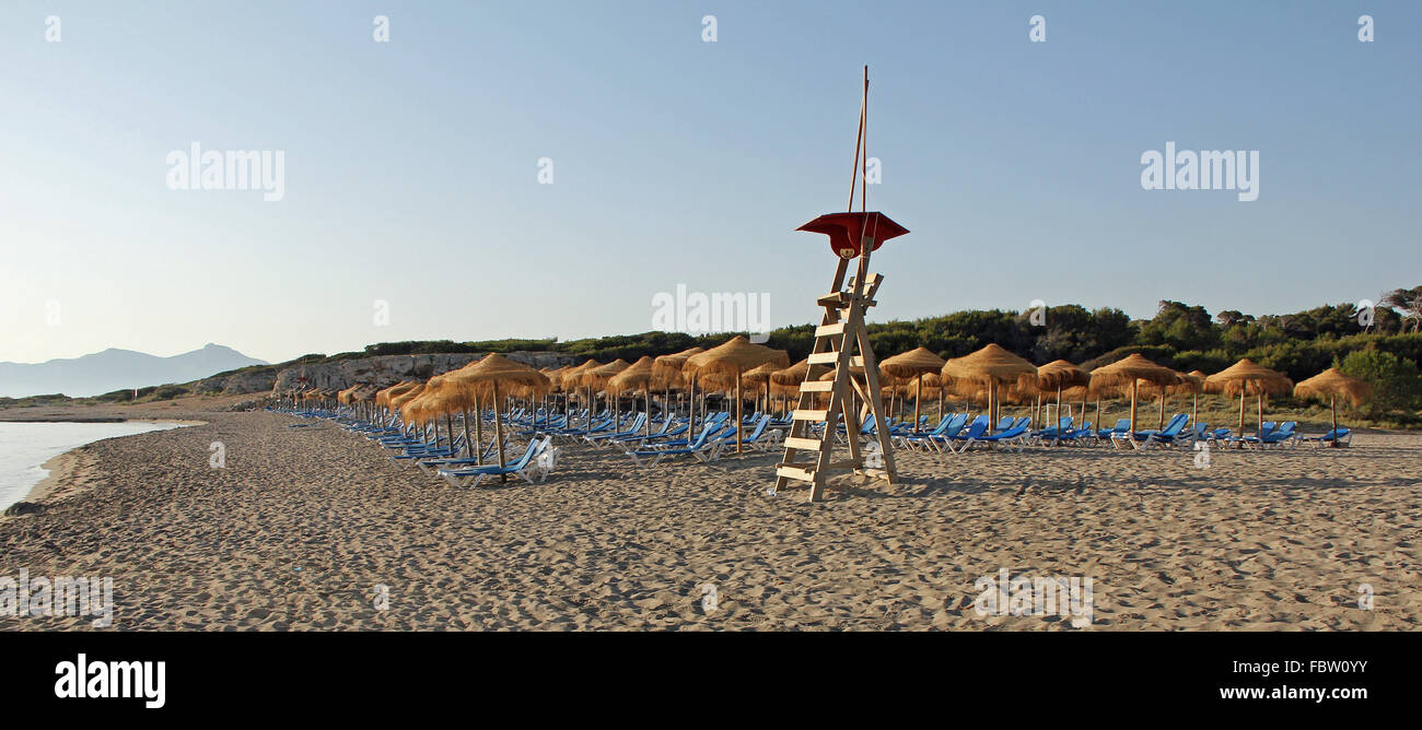 Spiaggia in Can Picafort Foto Stock