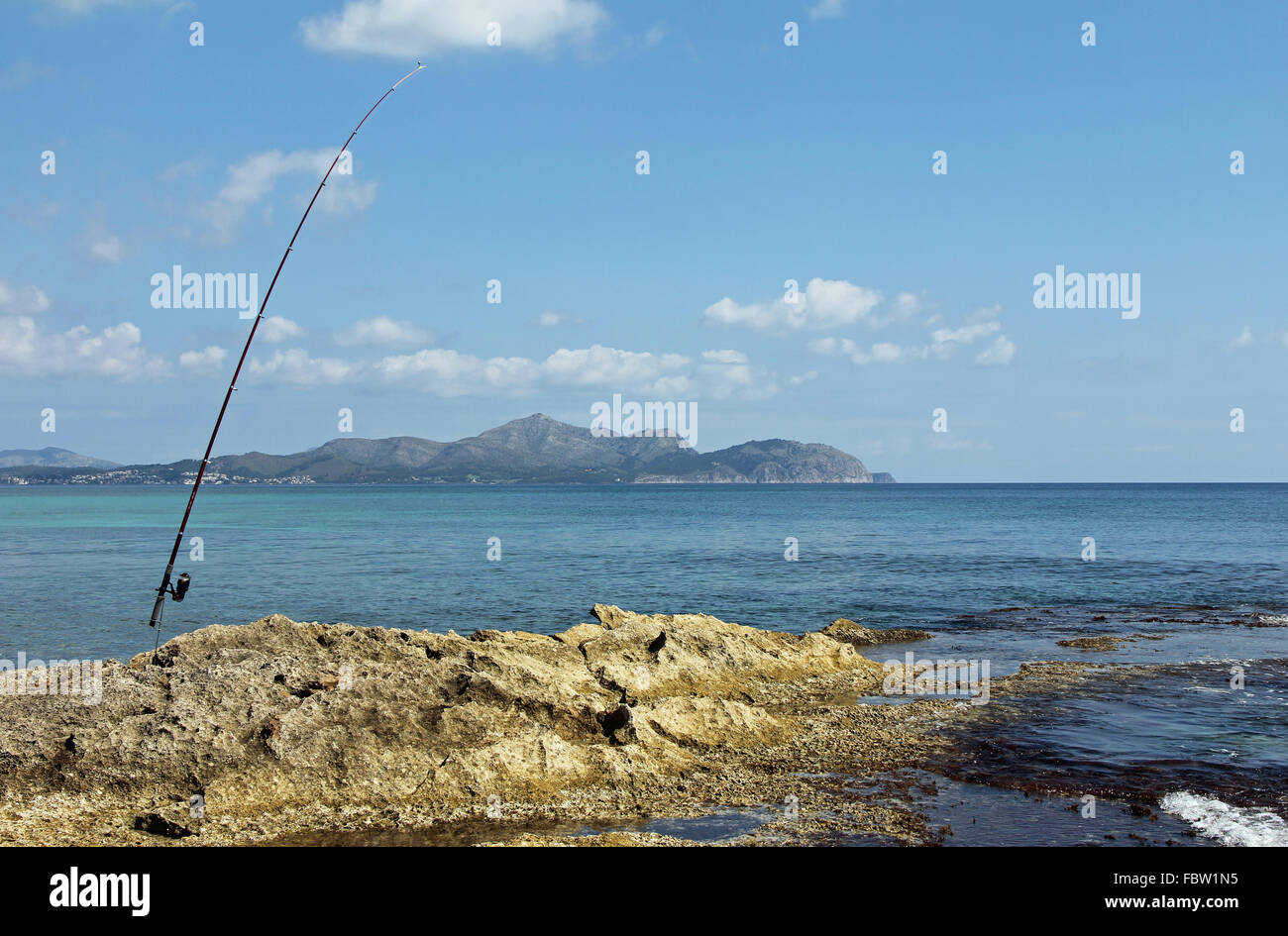 La pesca in Maiorca Foto Stock