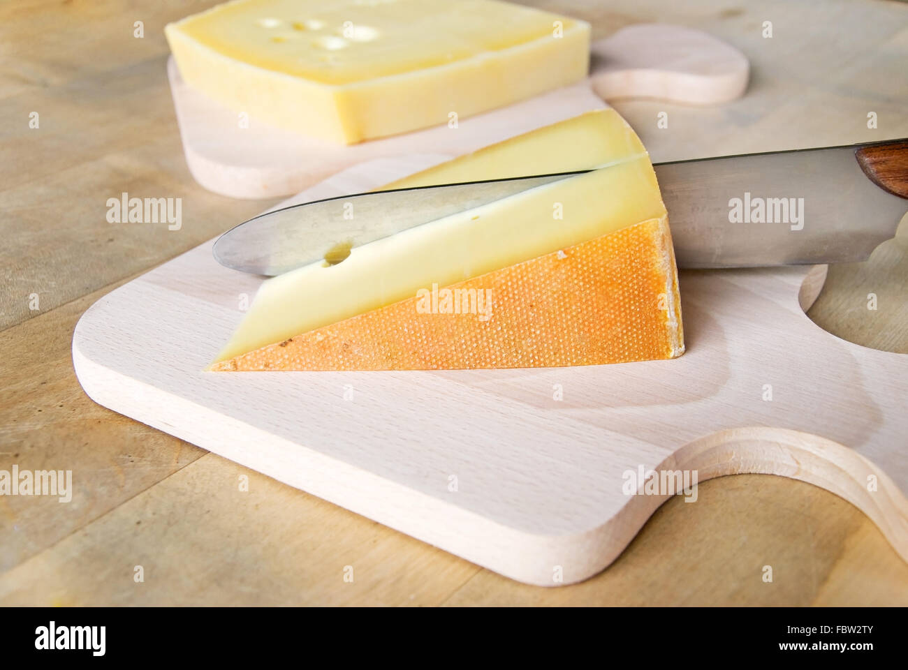 formaggio bavarese Foto Stock