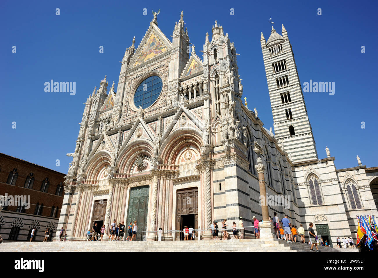 Italia, Toscana, Siena, cattedrale Foto Stock