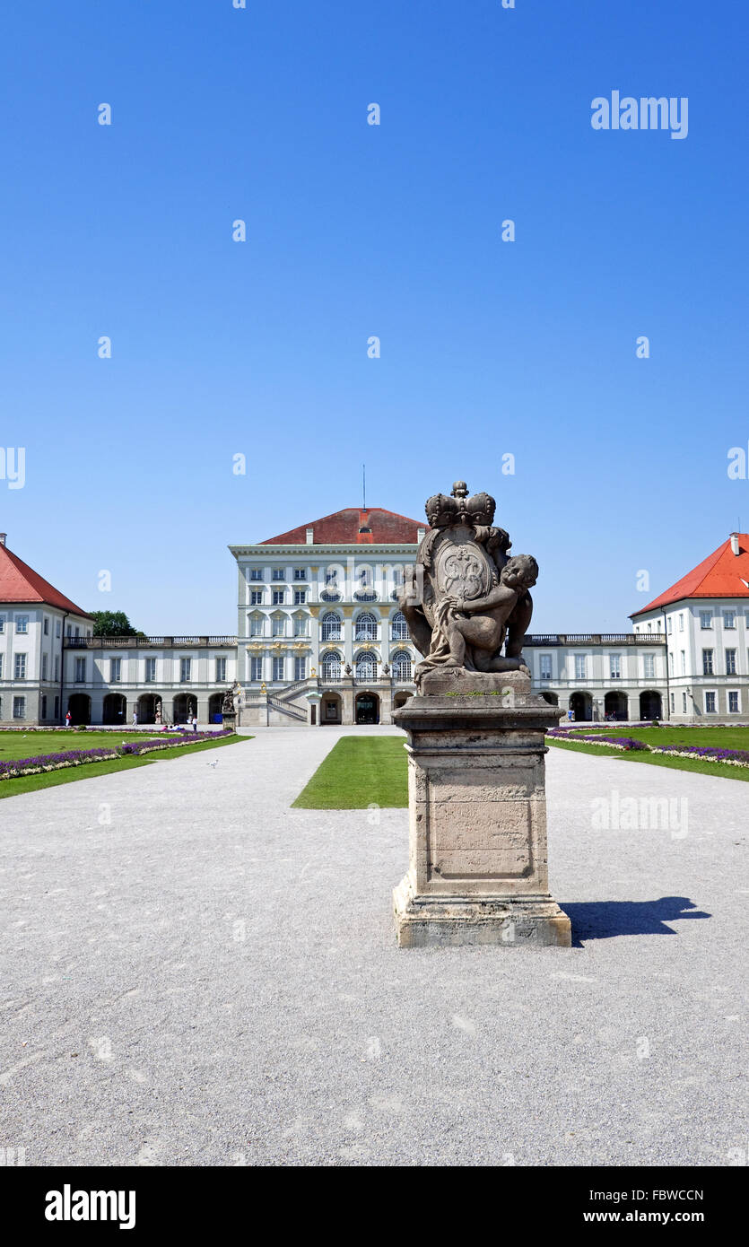 Il castello di Nymphenburg Monaco di Baviera Foto Stock