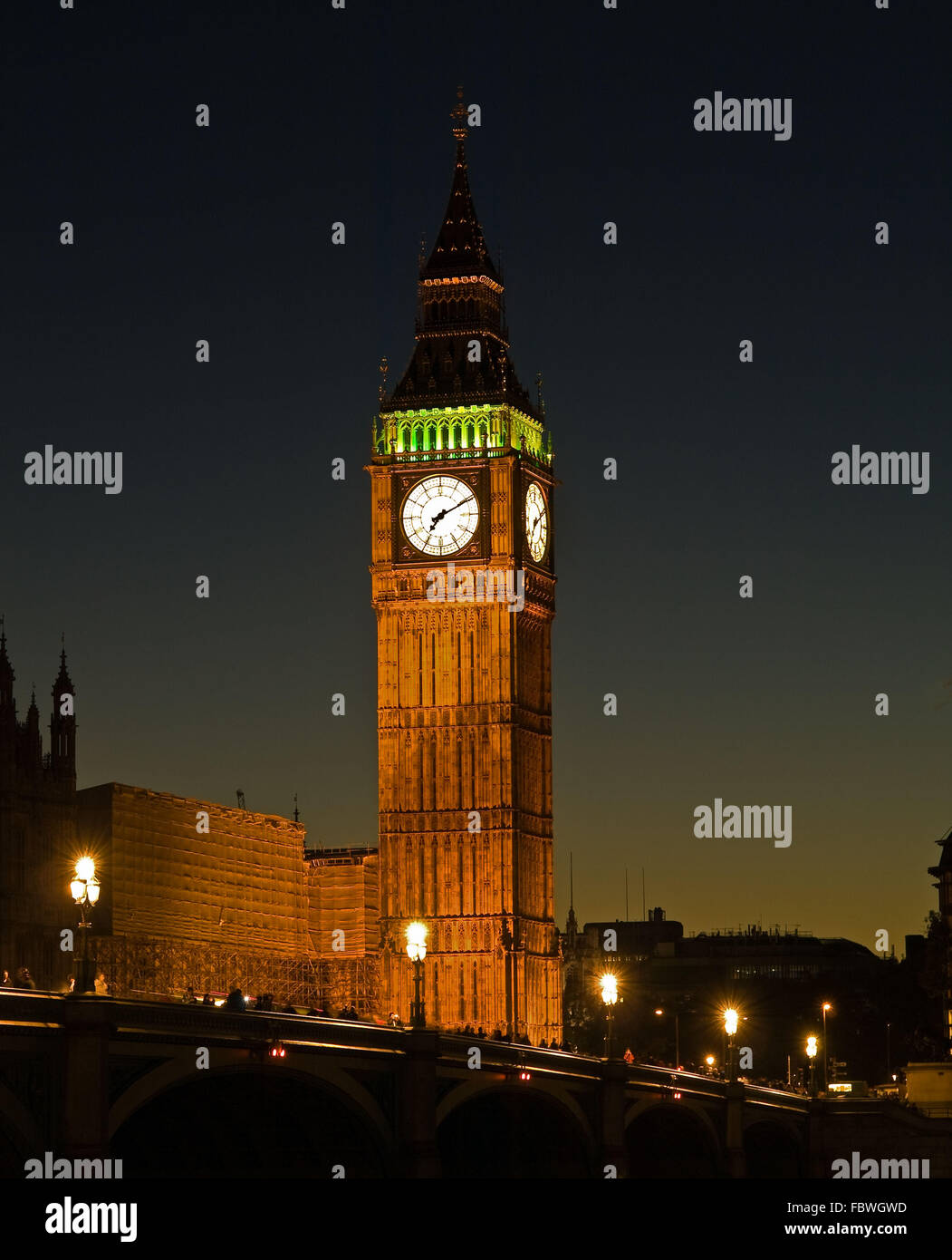 Londra - Big Ben di notte Foto Stock
