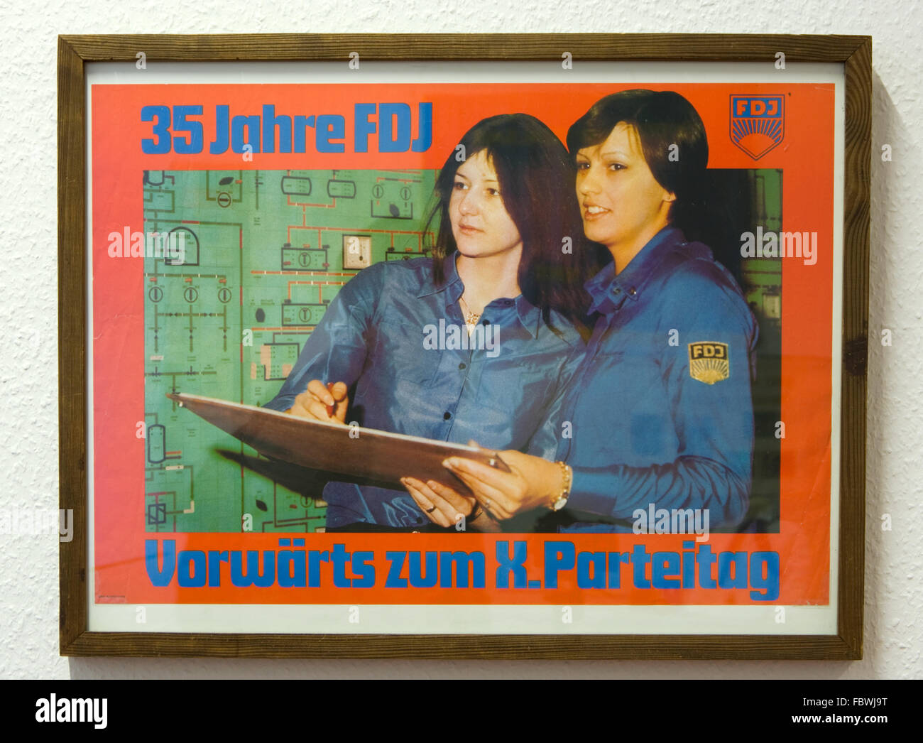 Stasi Museum FDJ berlin Foto Stock