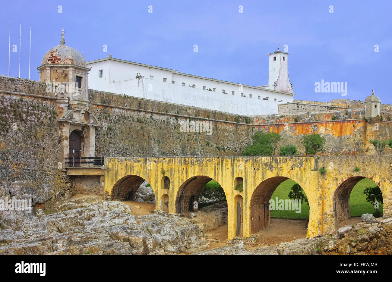 Peniche Festung - Peniche fortezza 01 Foto Stock