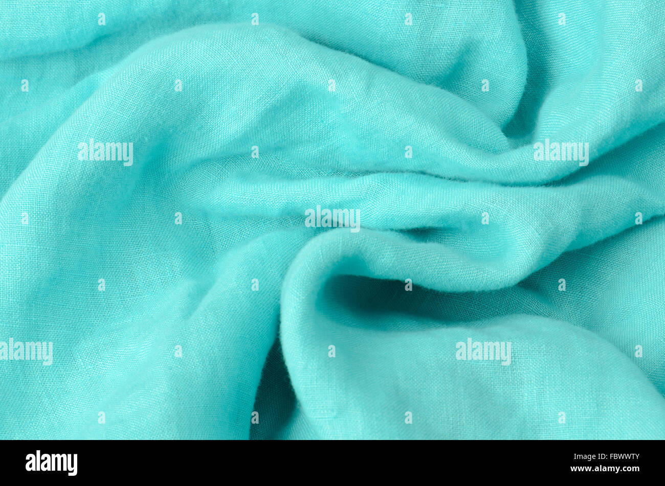 Lino blu sullo sfondo di texture Foto Stock