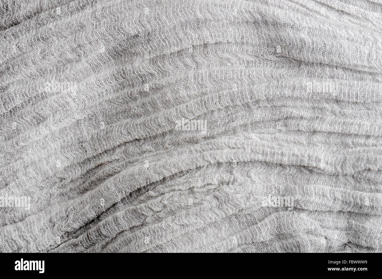 Lino grigio vicino sfondo texture Foto Stock