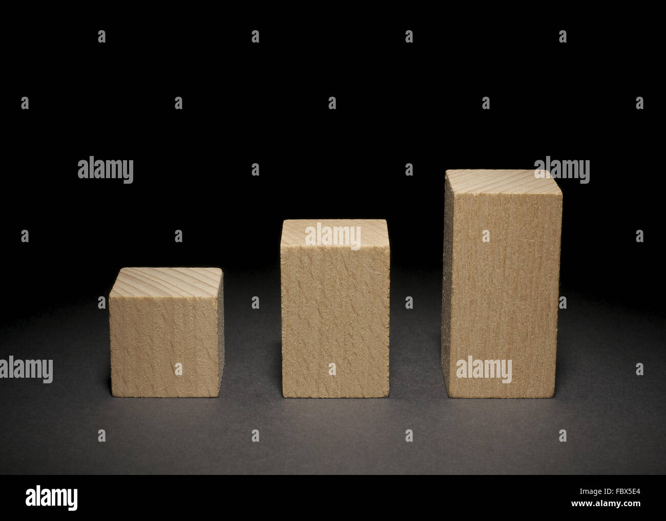 Mattoni da costruzione: grafico a barre Foto Stock