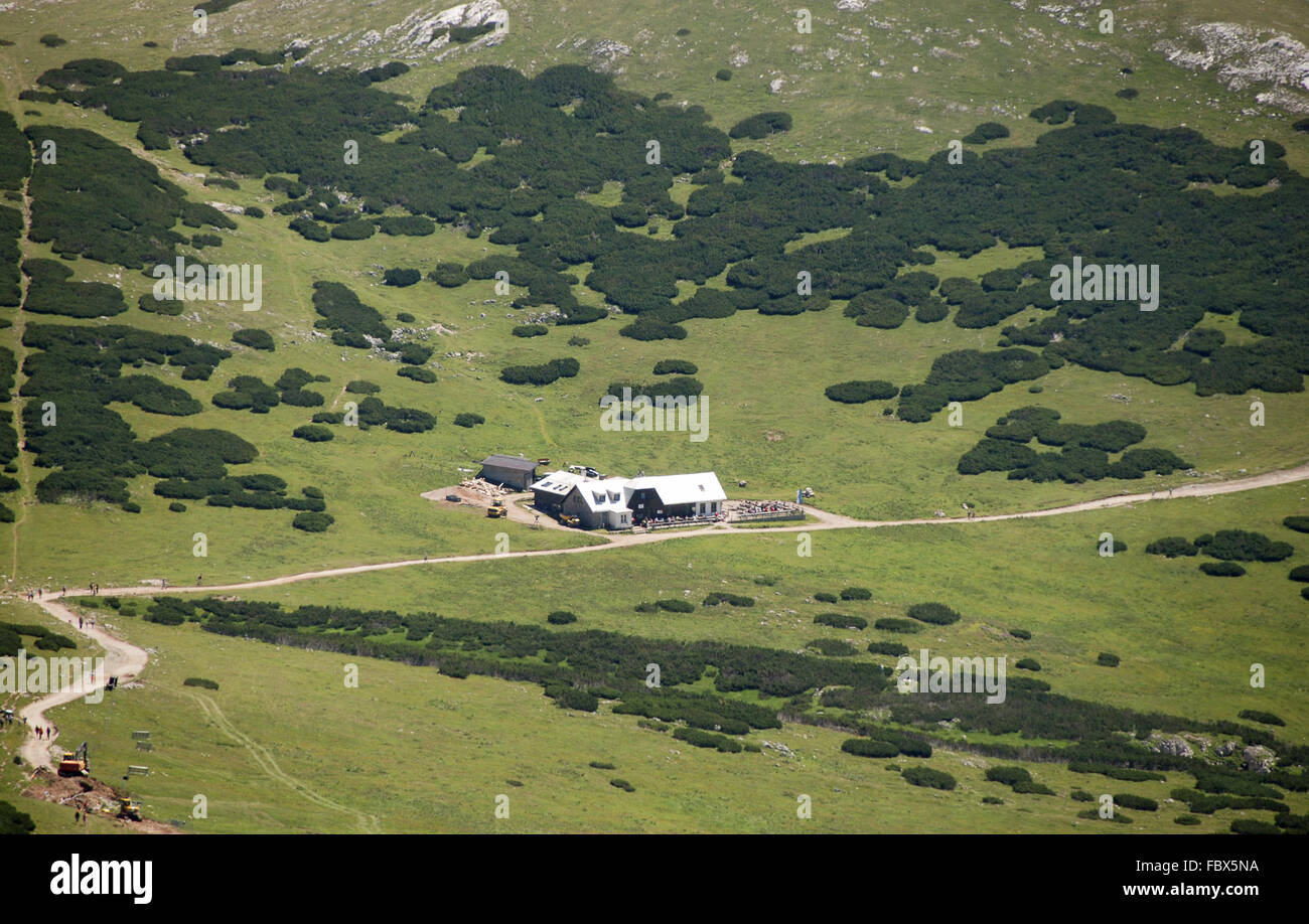 Rifugio di montagna Damboeckhaus Foto Stock