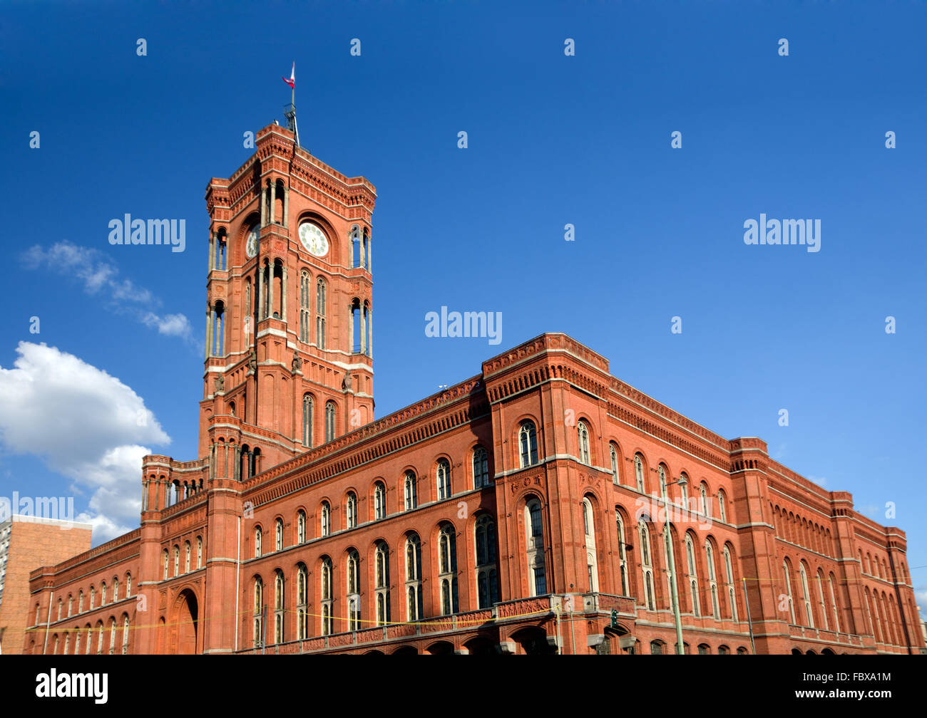 Berlin Rotes Rathaus Foto Stock